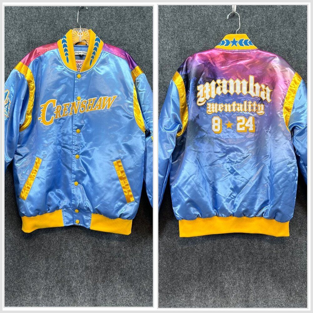 Mamba Mentality Crenshaw Satin Jacket | Headgear Classics HGC | Kobe Tribute XL